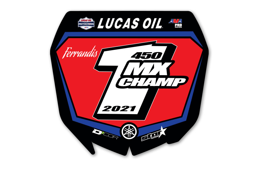 2021 Ferrandis MX Champ Replica Plate – D'COR Visuals