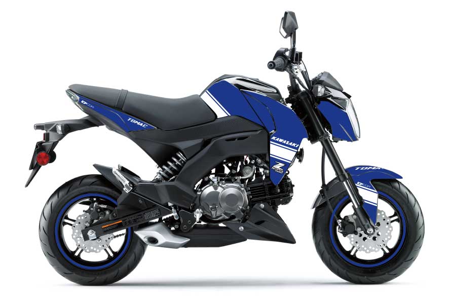 0725♡ Retro Blue Z125 Pro (17-25) – D'COR Visuals