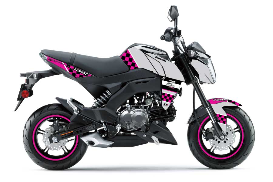 Pink Checkered Z125 Pro (17-25) – D'COR Visuals