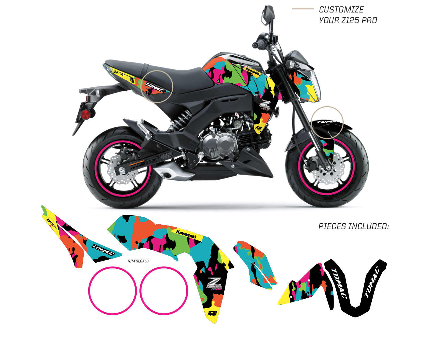 Graffiti Z125 Pro (17-25) – D'COR Visuals