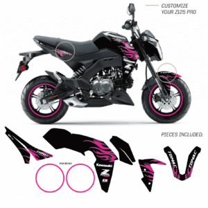 Pink Flame Z125 Pro (17-25) – D'COR Visuals