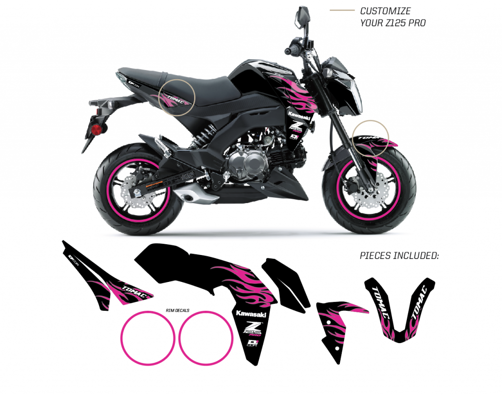 Pink Flame Z125 Pro (17-25) – D'COR Visuals Pink Flame Z125 Pro (17-25) – D'COR Visuals