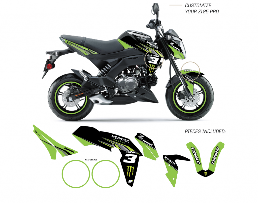 MEK Z125 PRO (17-25) – D'COR Visuals