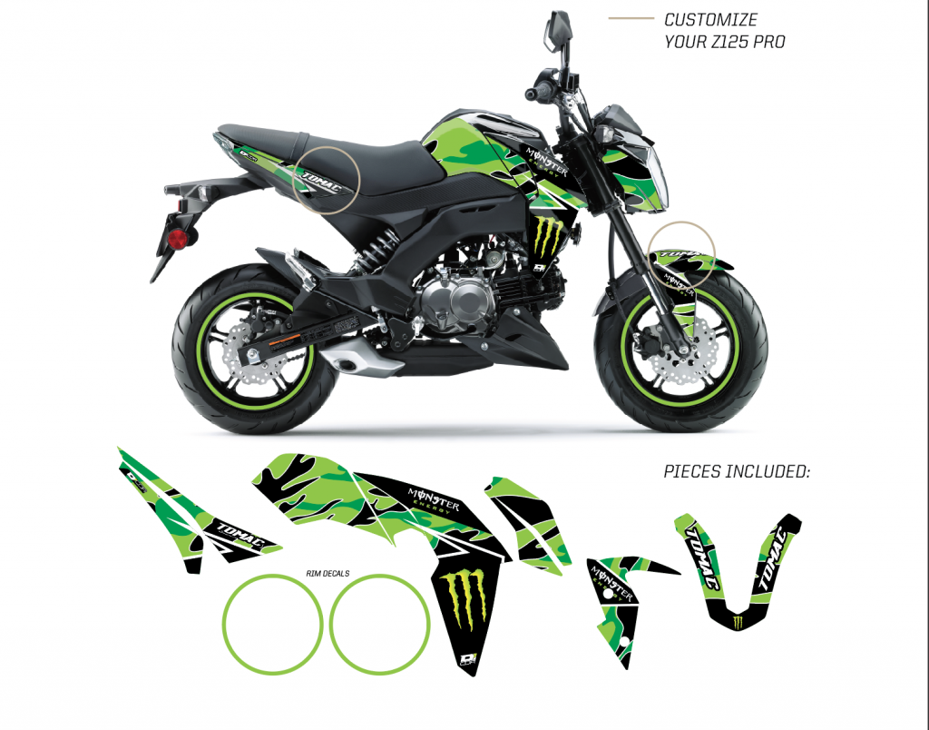 Green Camo Z125 Pro (17-25) – D'COR Visuals