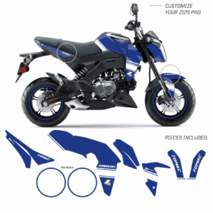 Retro Blue Z125 Pro (17-25) – D'COR Visuals
