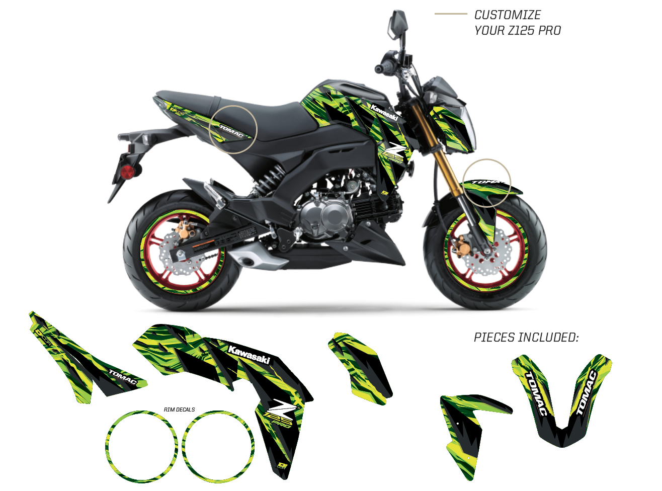 MEK Z125 PRO (17-25) – D'COR Visuals